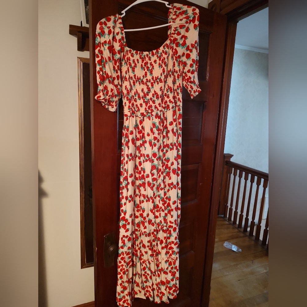 Betsy Johnson strawberry dress 🍓